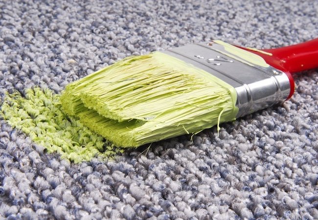 How To: Remove Paint from Carpeting