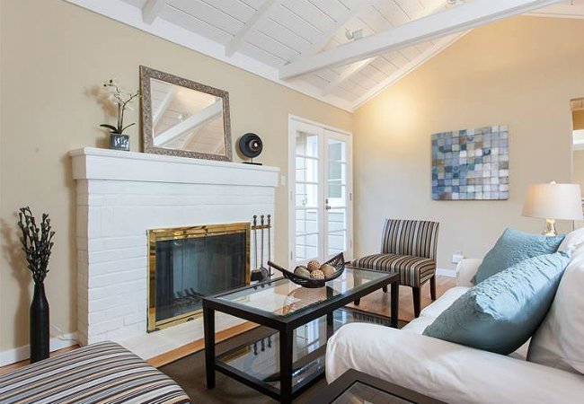 How To: Paint a Brick Fireplace