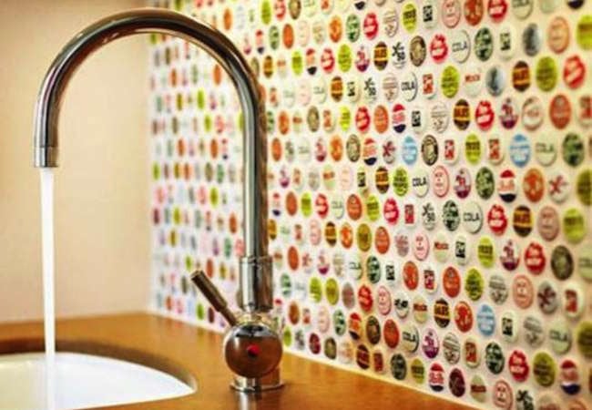 12 Inventive Ideas for a Budget Backsplash