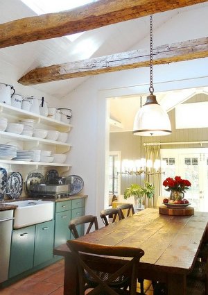 Open Shelving Kitchen - Storing a Ceramic Collection