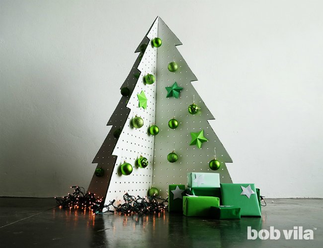 How to Make a Christmas Tree - Out of Pegboard