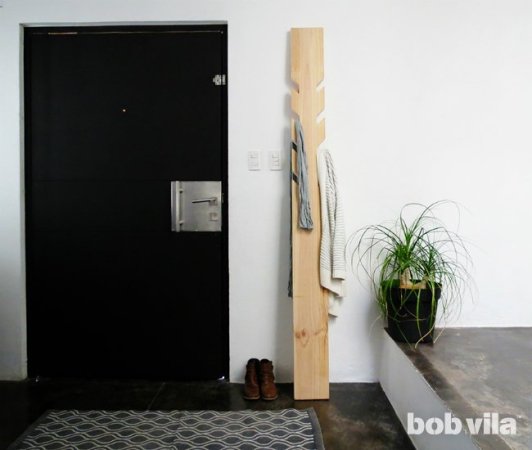 How to Build a Minimalist DIY Coat Rack for the Entryway