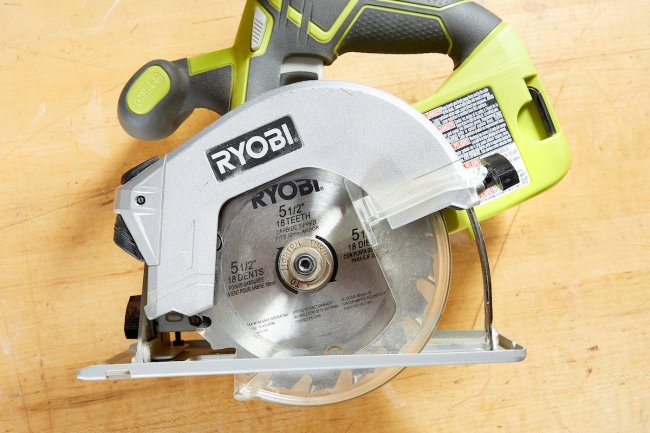 Close up of saw tool.