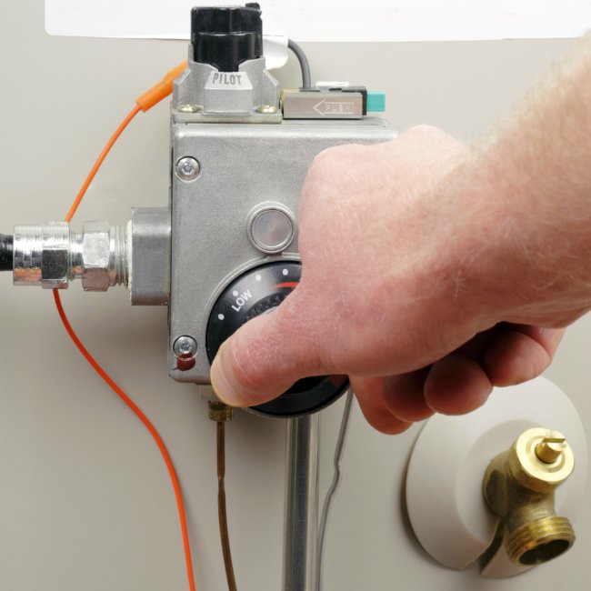 Pilot Light Out - Adjusting Water Heater Temperature