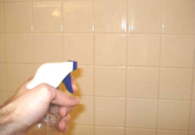 Remove Hard Water Stains - Shower