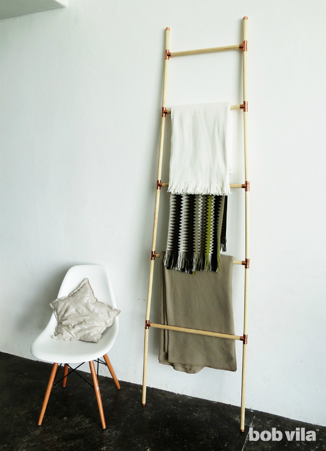 DIY Blanket Ladder - Main Image