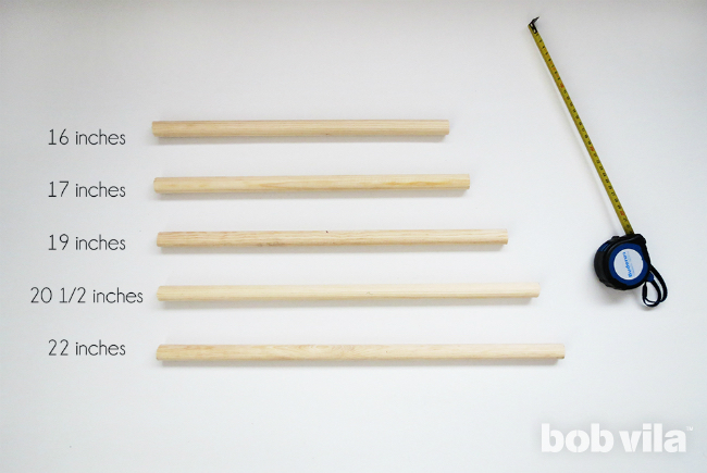 DIY Blanket Ladder - Step 2
