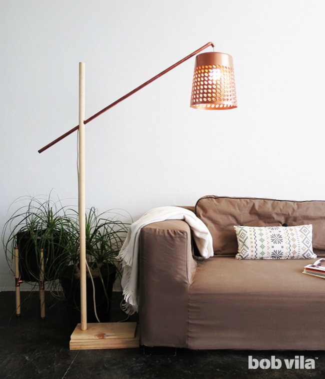 Build your own floor lamp cheap