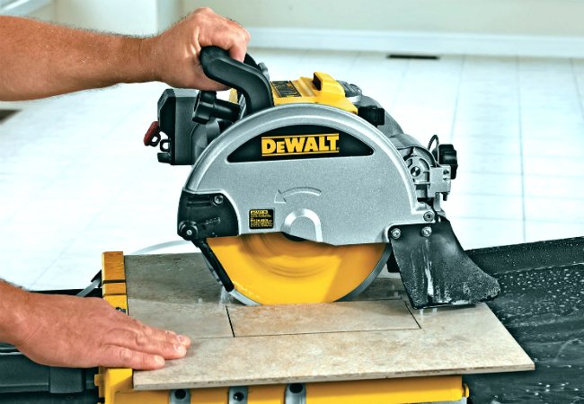 How to Cut Ceramic Tile - Using a Wet Saw