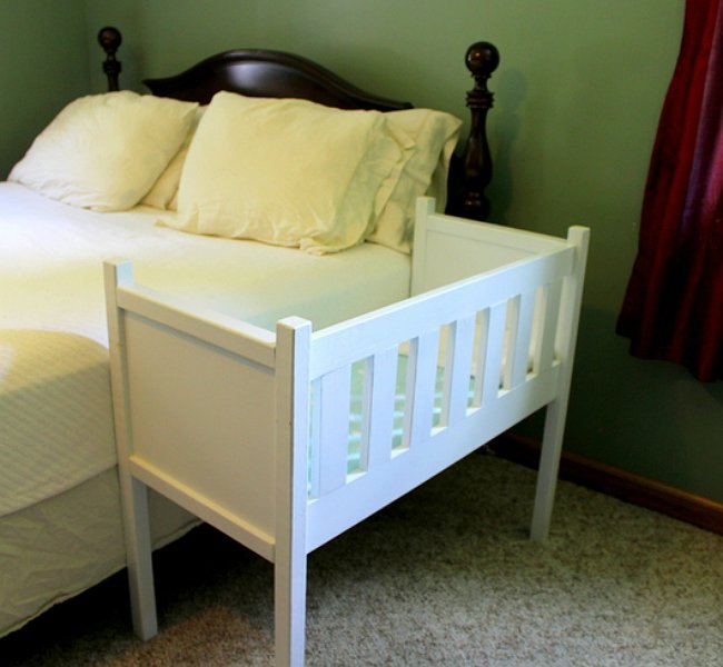 DIY Crib - Co-Sleeper from Rebecca's Garden and Homestead
