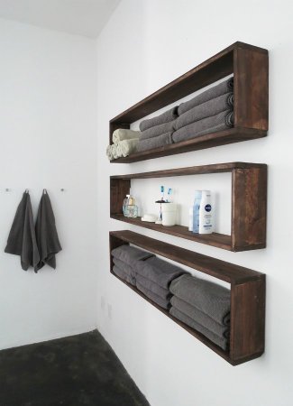 DIY Lite: Double Bathroom Storage with Easy-Build Box Shelves