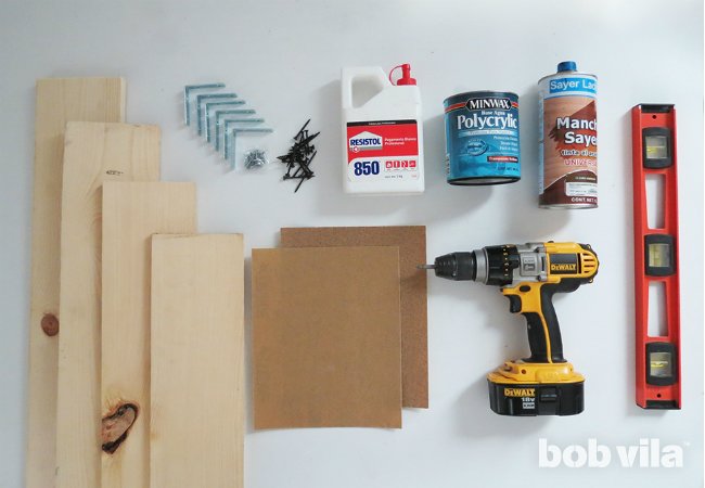 DIY Wall Shelves - Supplies