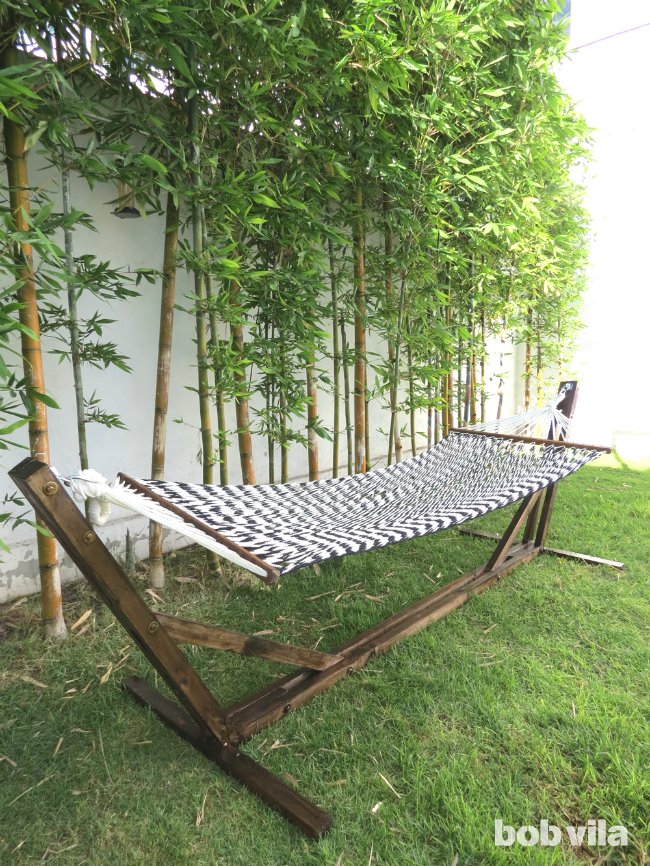Wood hammock stand diy cheap
