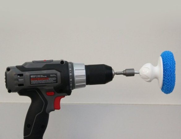 Genius! Scrub the Tub with... Your Drill?