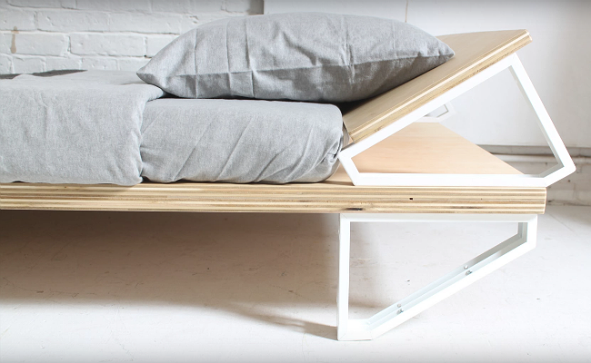 Genius! The Secret to This Modern Bed Is Hiding on Your Shelf