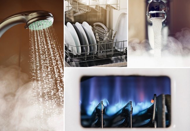 Indirect Water Heaters - Applications Collage