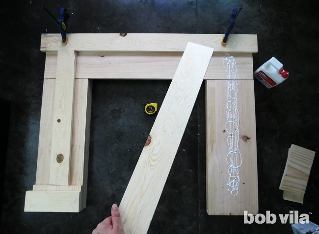 How to Build a Faux Fireplace - Step 2