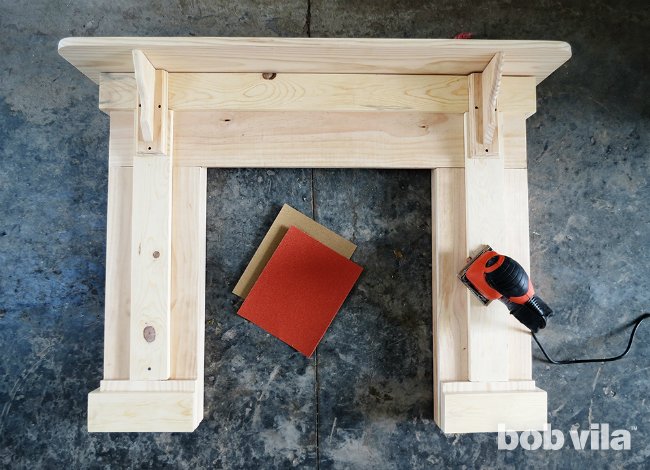 How to Build a Faux Fireplace - Step 6