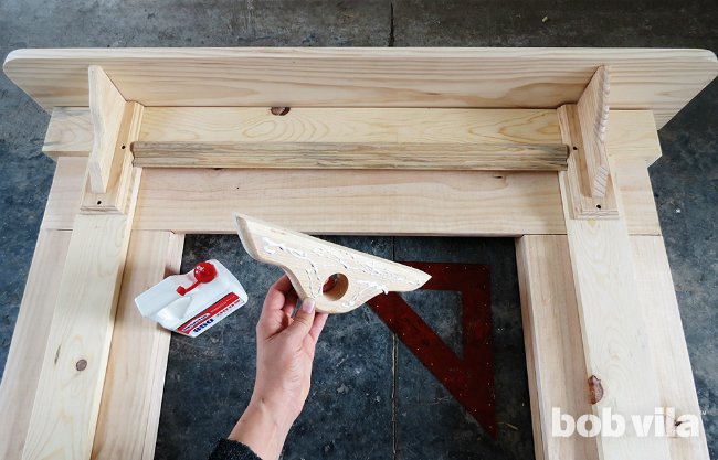 How to Build a Faux Fireplace - Step 7