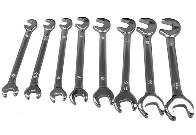 Wrench Types - Open-End-Wrench