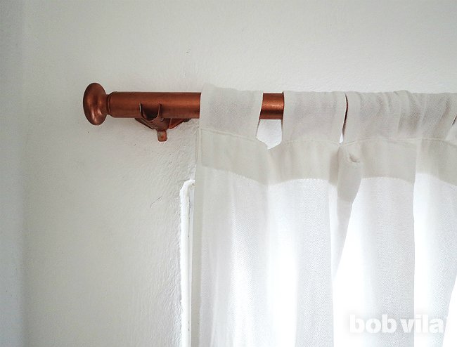 DIY Curtain Rods - Step 4