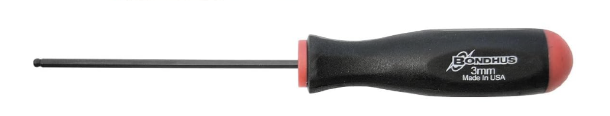 A hexagon screewdriver from Bondhus. 