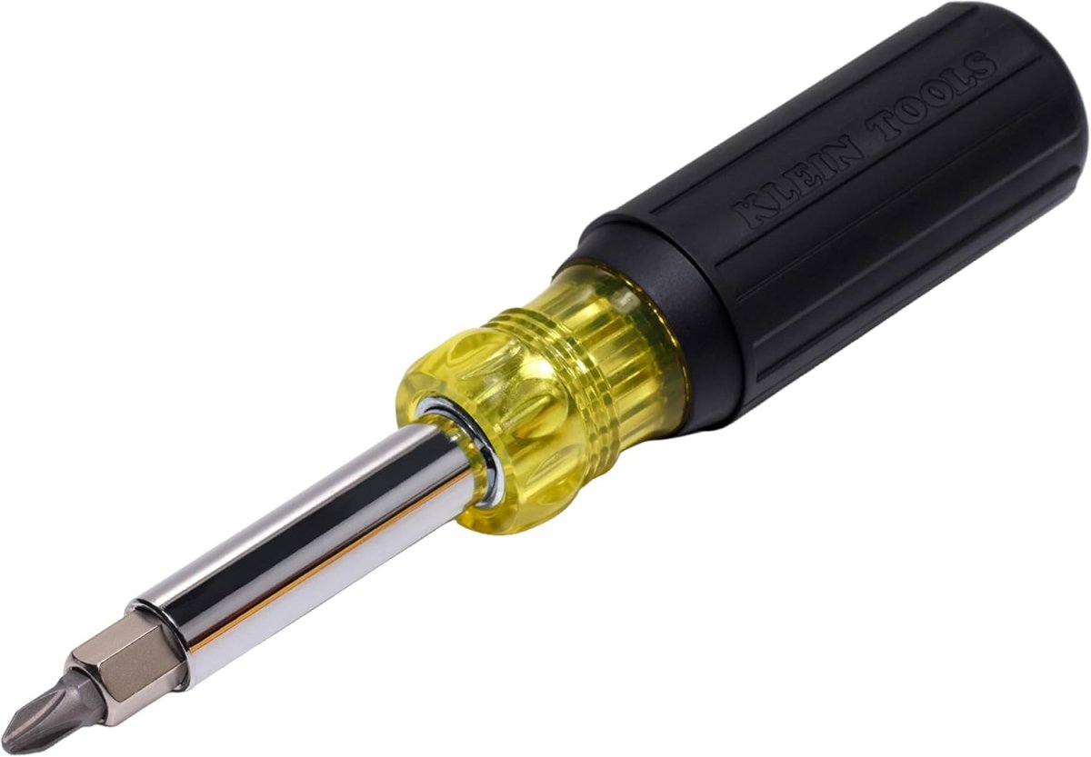 A manual screwdriver from Klein Tools. 