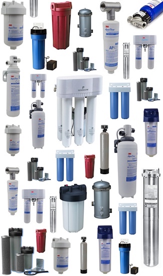 Product Collage - Types of Water Filters