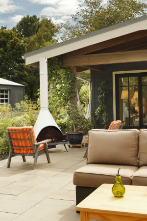 How to Build an Outdoor Fireplace—and Extend Patio Season