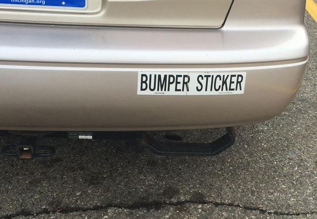 How To: Remove Bumper Stickers