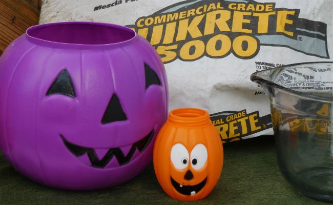 How to Make Concrete Pumpkins with Quikrete