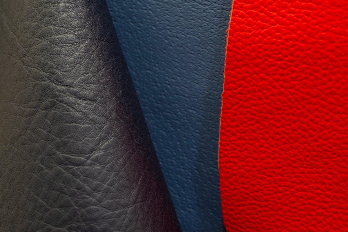 Painted Leather in Different Colors