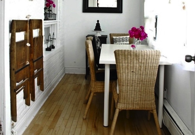 Small Dining Room Ideas - Wall Storage