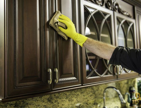 How To: Clean Kitchen Cabinets