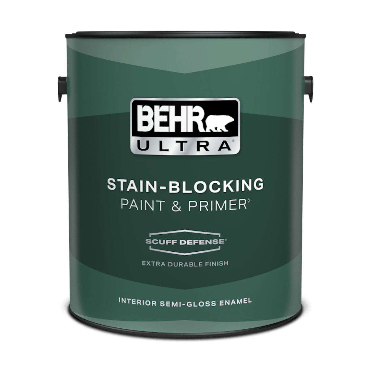 Behr semi-gloss paint.