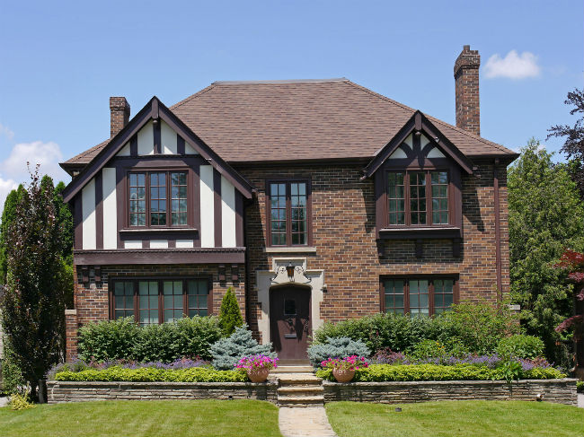 Tudor Style Brick Homes