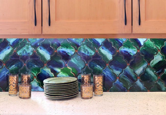 DIY a Removable Backsplash with Wood and Unicorn SPiT