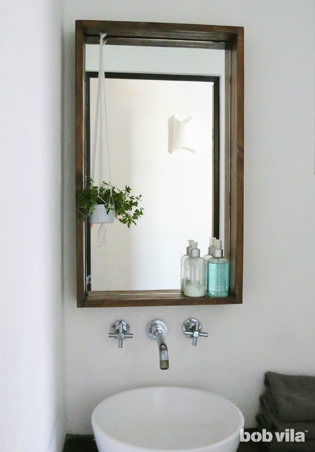 How to Frame a Bathroom Mirror