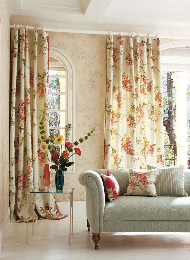Fabric Wallpaper 101: When, Where, and How to Try This Temporary Wallpaper Trick