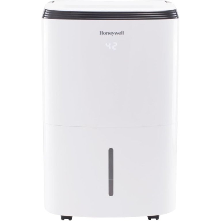  TheHoneywell 50-Pint Dehumidifier on a white background.