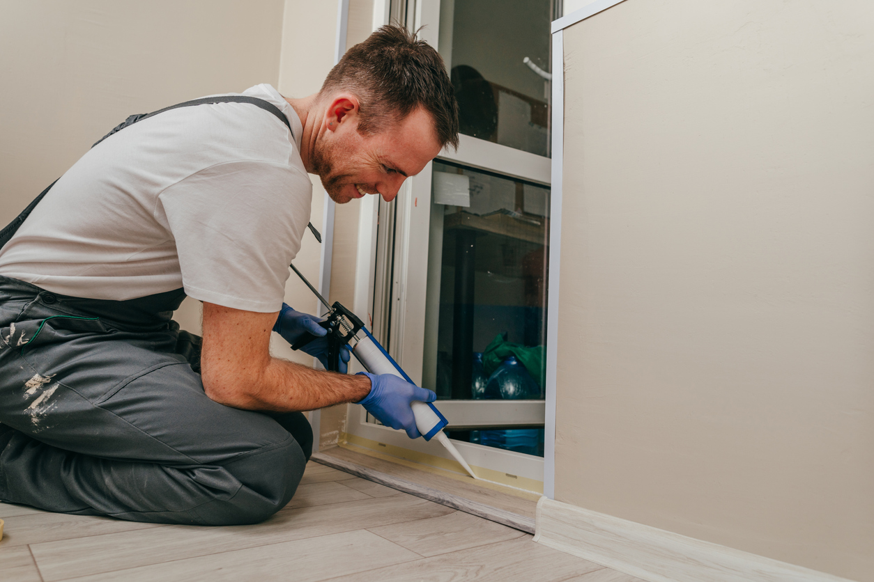 how to get rid of ants in the kitchen man caulking doorway