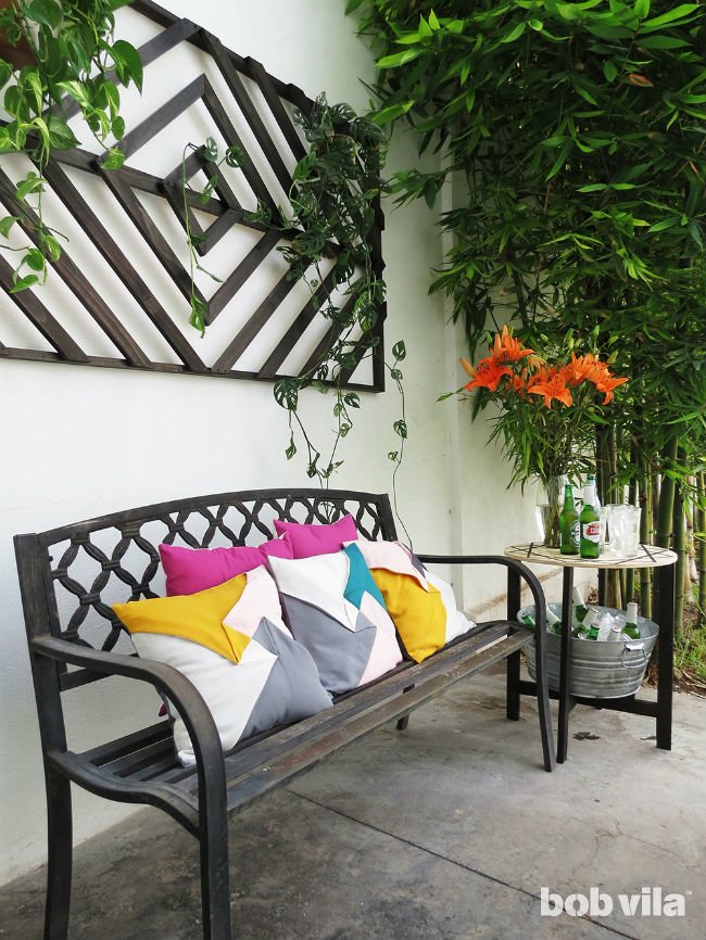 Makeover Your Patio with a Trellis, Cooler Table, and More