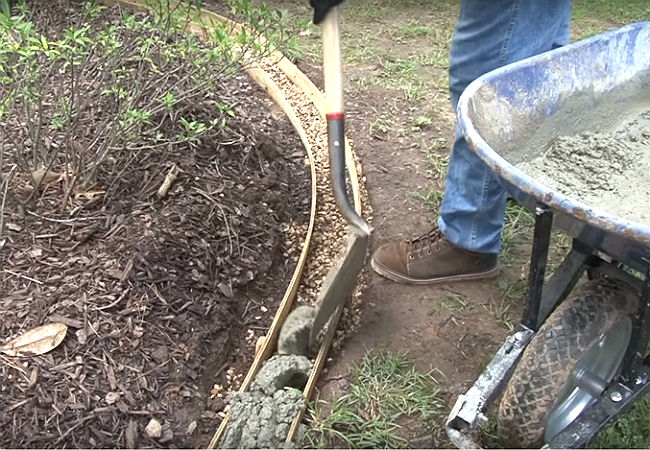 How to Make Your Own Concrete Edging