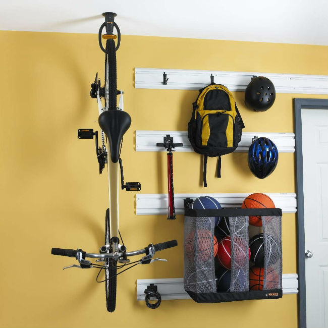 How to Wall Mount a Bike with a Gladiator GarageWorks' Advanced Bike Storage