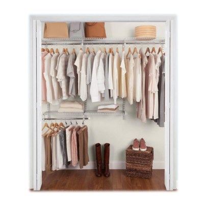 The Best Closet System Option: Rubbermaid Configurations Custom Metal Closet System