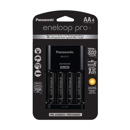 Panasonic Battery Charger Pack with 4 AA Batteries