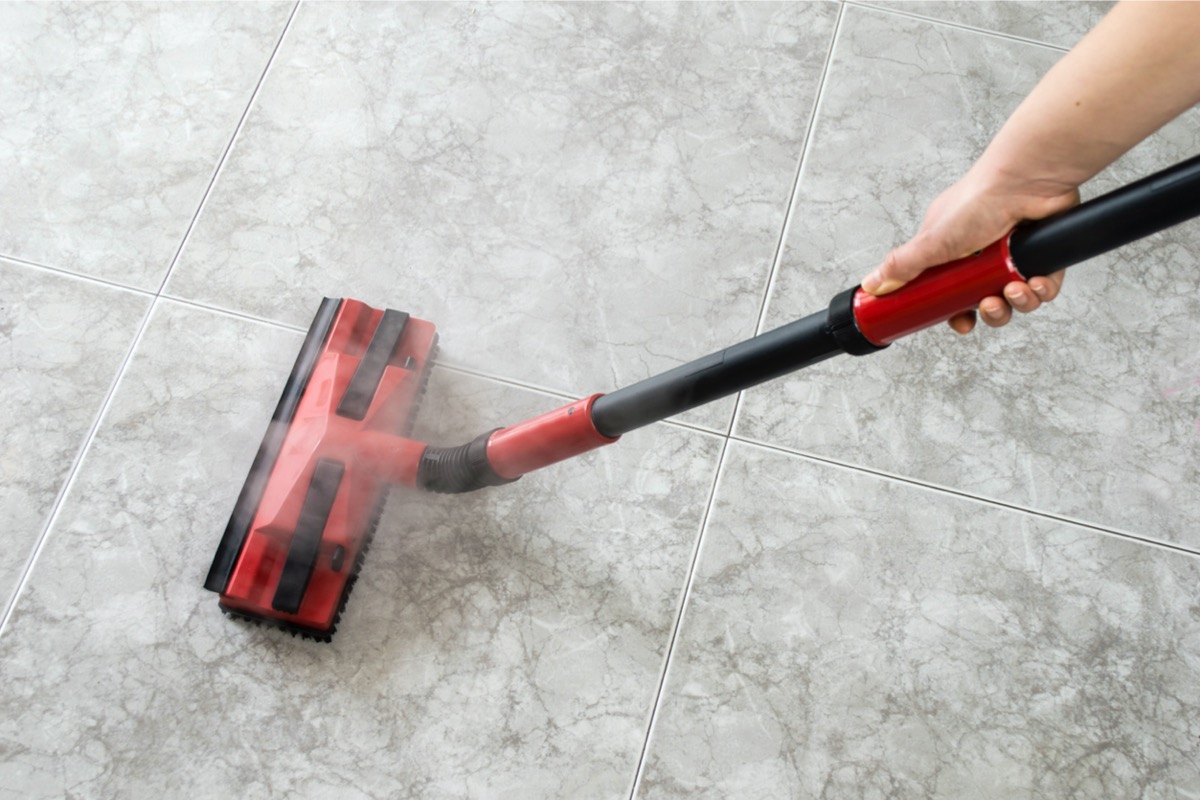 cleaning grout
