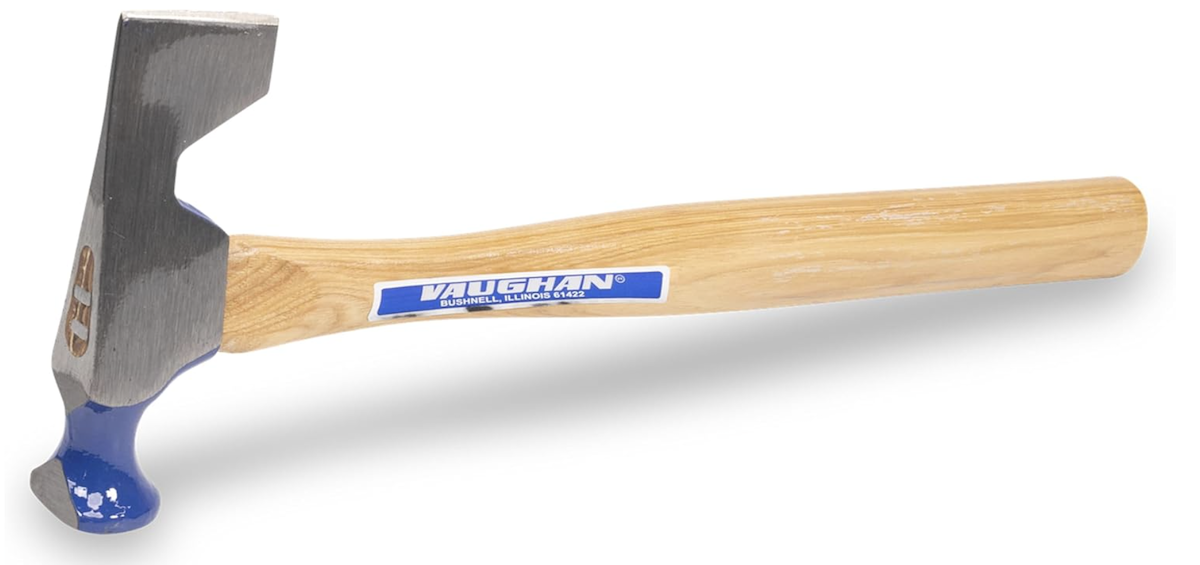 A drywall hatchet from Vaughan tools. 