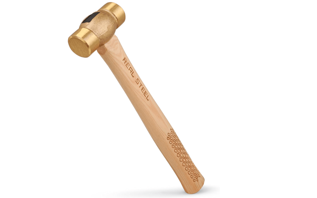 A Brass Hammer from Real Steel. 
