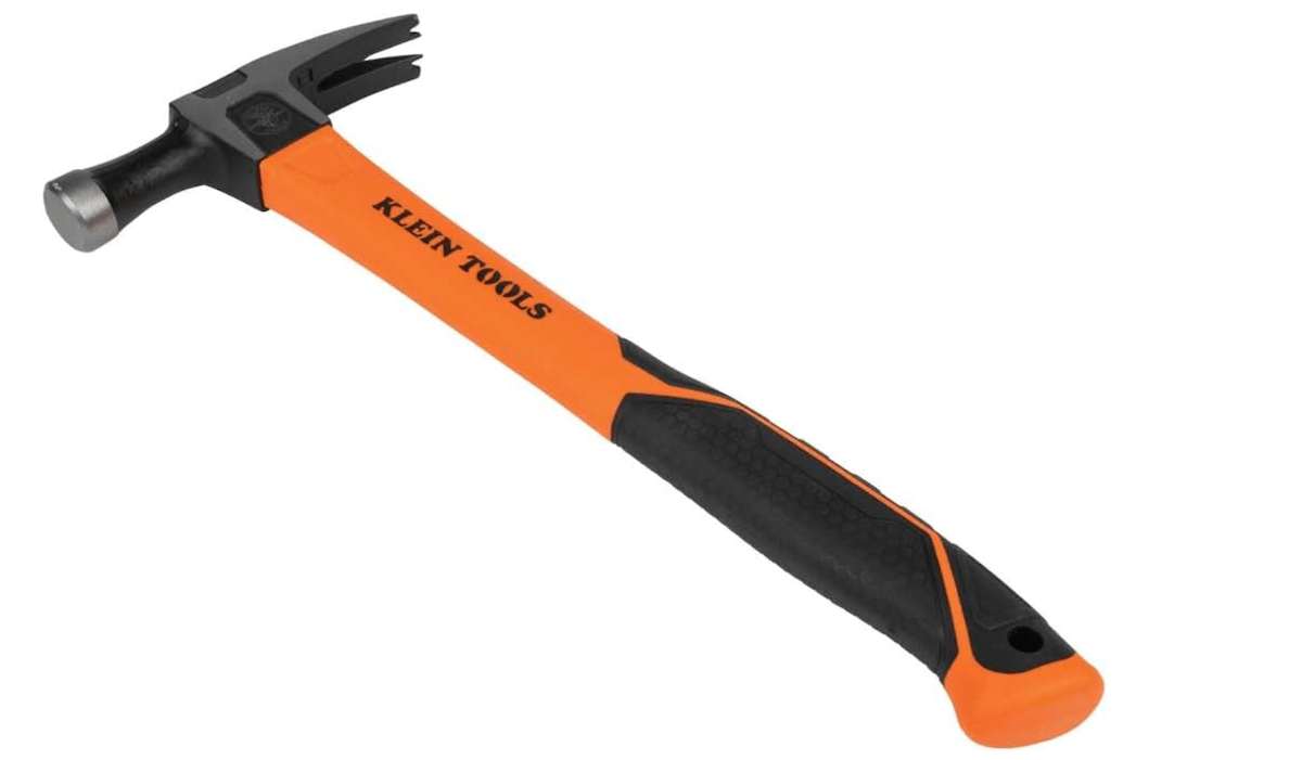 An Electrician’s Hammer from Klein Tools.
